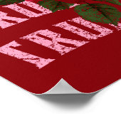 True Love Roos Romantic Valentijnsdag Poster (Hoek)