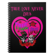 True Love Roze Schedel Paar Custom