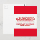 TRUE LOVE SOULMATES LOYALTY FRIENDSHIP BEPAALD BRIEFKAART (Voorkant / Achterkant)