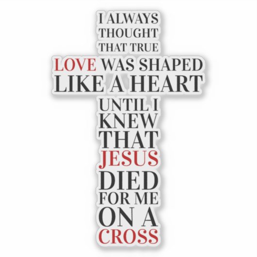 True love sticker (Voorkant)