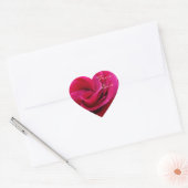 True Love stickers Roze Rose Flowers Wedzegels (Envelop)