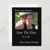 True Love Stories Aankondigingskaart (Voorkant / Achterkant)