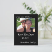 True Love Stories Aankondigingskaart (Staand voorkant)