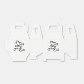 True Love Story Zwart Wit Bruiloft, Vrijgezellenfe Bedankdoosjes (Uitgevouwen)