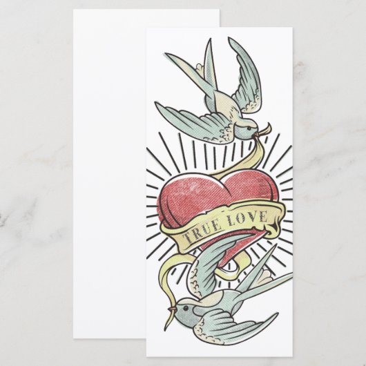 True Love |  Tattoos met hart (Voorkant / Achterkant)