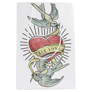 True Love Tattoos met hart Medium Cadeauzakje