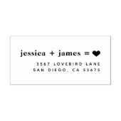True Love Verloving en Wedding Zelfinktende Stempel (Design)