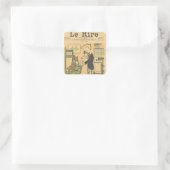 True Love Vierkante Sticker (Tas)