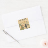 True Love Vierkante Sticker (Envelop)