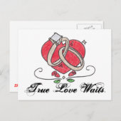 True Love Waits. Briefkaart (Voorkant / Achterkant)