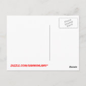 True Love Waits. Briefkaart (Achterkant)