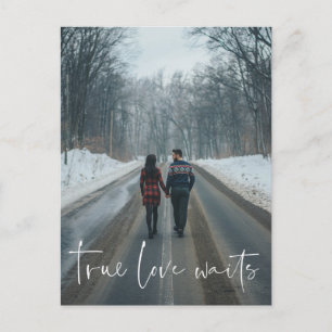 True Love Waits Wedding Postponed Change Briefkaar Briefkaart