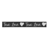 True Love White Glitter Valentijns Grosgrain Ribb Grosgrain Lint (Voorkant)