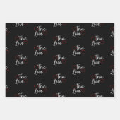 True Love White - Valentijnse TrueTrue Inpakpapier Vel (Voorkant 3)