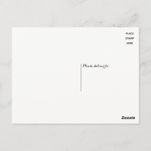 True Love Zwart & Wit Typografie Bruiloft Bruids Briefkaart (Achterkant)