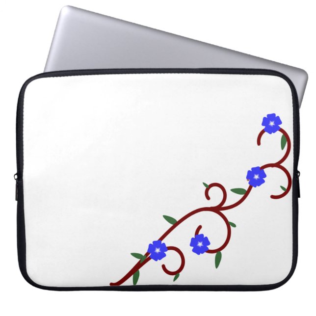 True Morning Glory Laptop Sleeve (Voorkant)