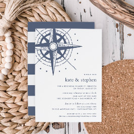 True North | Ceremony Rehearsal Dinner Invite Kaart