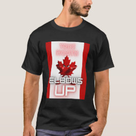 True North - Elbows Up Donker T-shirt