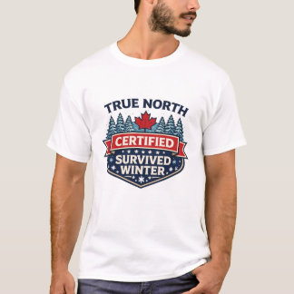 True North Gecertificeerd — Winter Overleefd T-shirt