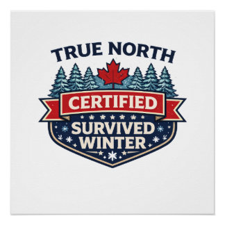 True North Gecertificeerde Poster – Winter Overlee