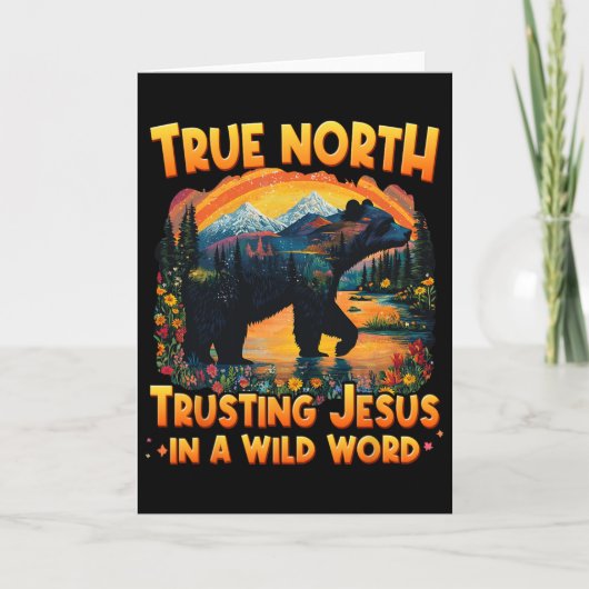 True-north Jezus vertrouwen in een wilde wereld Vb Kaart (Voorkant)