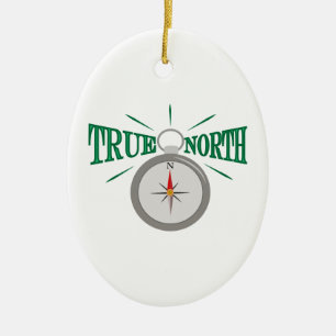 True North Keramisch Ornament