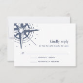 True North RSVP-kaart RSVP Kaartje (Voorkant)