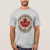 True North Strong and Free T-shirt (Voorkant)