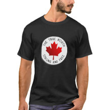 True North Strong en vrij van Canada Maple Leaf
