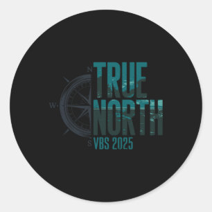 True North Vbs 2025 Christus Avontuur Vakantie Bij Ronde Sticker