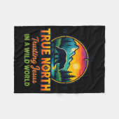 True North Vbs 2025 Jezus vertrouwen Woestijn Chri Fleece Deken (Voorkant (Horizontaal))
