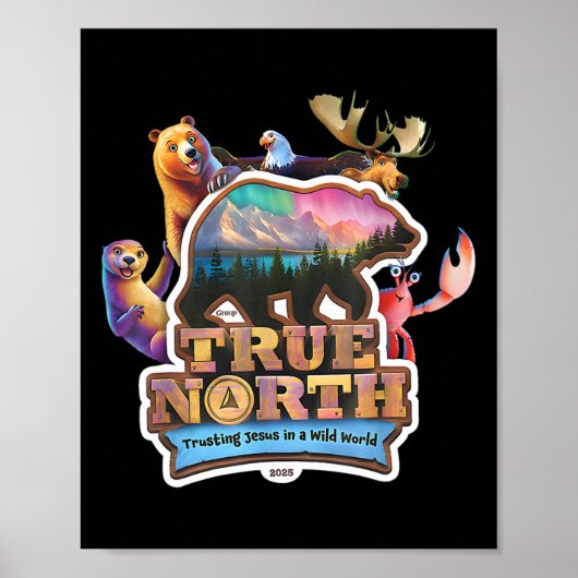 True North Vbs 2025 Jezus vertrouwen Woestijn Chri Poster (Voorkant)