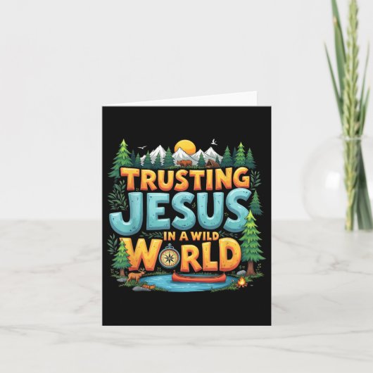 True North VBS 2025 Vertrouwen op Jesus Camp Chris Kaart (Voorkant)