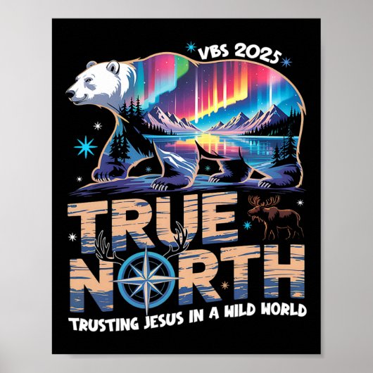 True North Vbs Trusting Jesus In A Wild World Summ Poster (Voorkant)