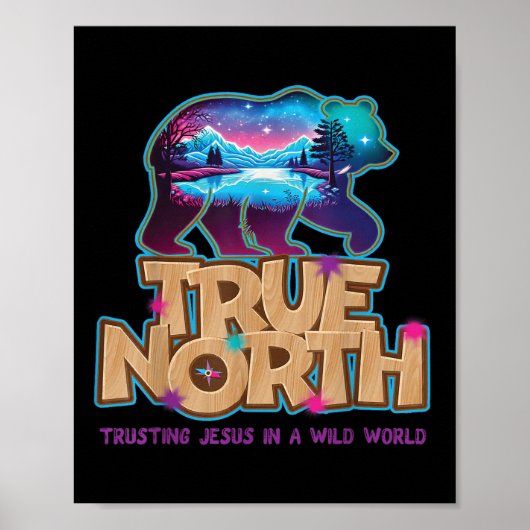 True North Vertrouwend op Jezus Vbs 2025 Wilde Wer Poster (Voorkant)