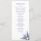 True North Wedding Ceremony Programma Programmakaart (Achterkant)