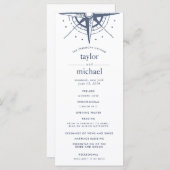 True North Wedding Ceremony Programma Programmakaart (Voorkant / Achterkant)