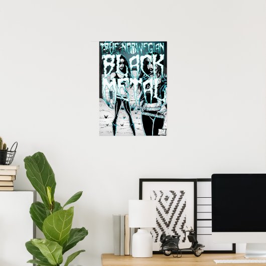 True Norwegian Black Metal Poster (Thuiskantoor)