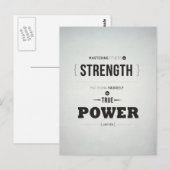 True Power - Inspirerend Briefkaart (Voorkant / Achterkant)