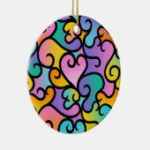 True Shades of Love Keramisch Ornament (Rechts)