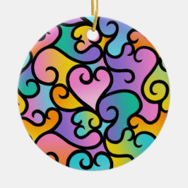 True Shades of Love Keramisch Ornament