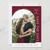 True Simplicity 4 | Donker Burgundy | Save The Dat Date (Voorkant)