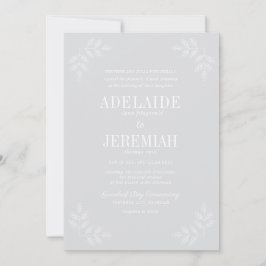 True Simplicity 6 Bloemen Cool Mist Wedding Kaart