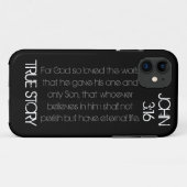 True Story bijbelvers John 3:16 iPhone 5 hoes (Achterkant (horizontaal))