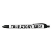 True Story Bro John 3:16 Zwarte Inkt Pen (Bovenkant)