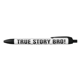 True Story Bro John 3:16 Zwarte Inkt Pen