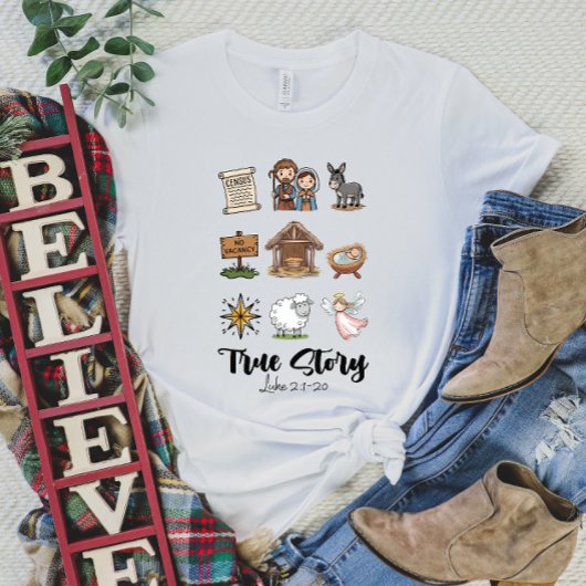 True Story Geboorte T-shirt