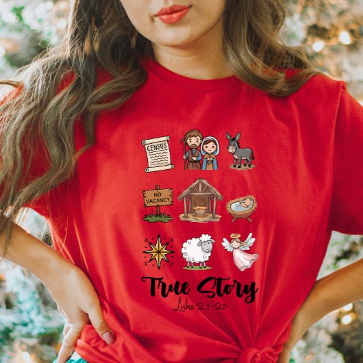 True Story Geboorte T-shirt