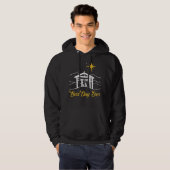 True Story-kerstcadeau Jezus Nativiteit, Christia Hoodie (Voorkant volledig)