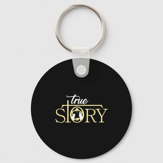 True Story Of Jesus Birth Christmas Nativity Chris Sleutelhanger (Voorkant)